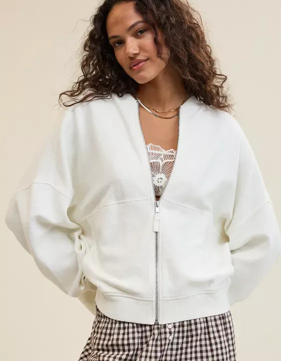 Aerie Full Zip Sweatshirt