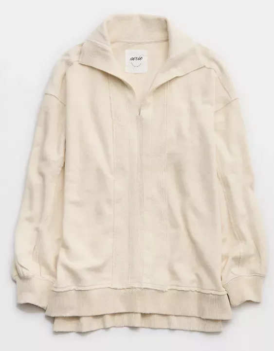 Aerie Starry Skies Open Neck Sweatshirt