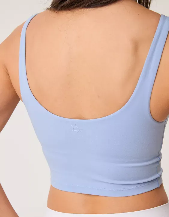 OFFLINE By Aerie Real Me Low Key Longline Sports Bra