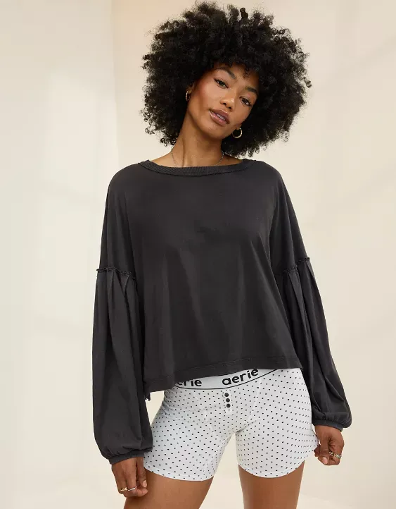 Aerie Slouchy Balloon Sleeve T-Shirt