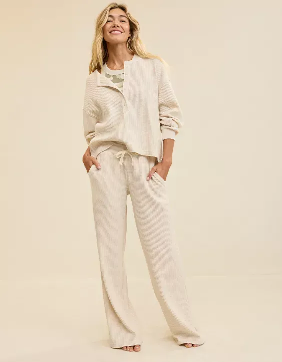 Aerie Waffle Trouser
