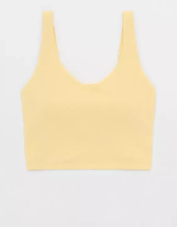 OFFLINE By Aerie Real Me Low Key Longline Sports Bra