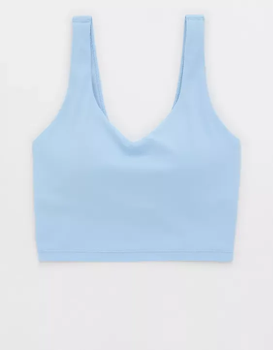 OFFLINE By Aerie Real Me Low Key Longline Sports Bra