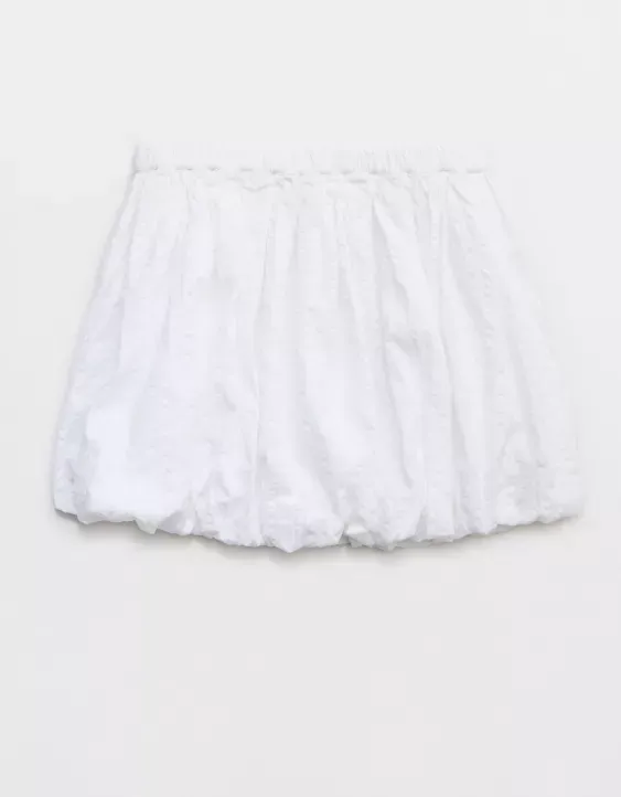 Aerie Seersucker Bubble Mini Skirt