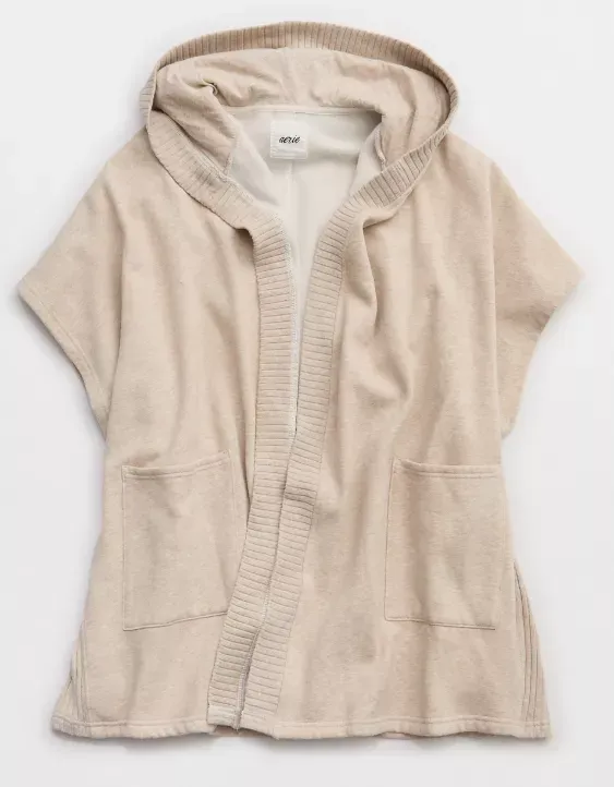 Aerie Hooded Fleece Cape