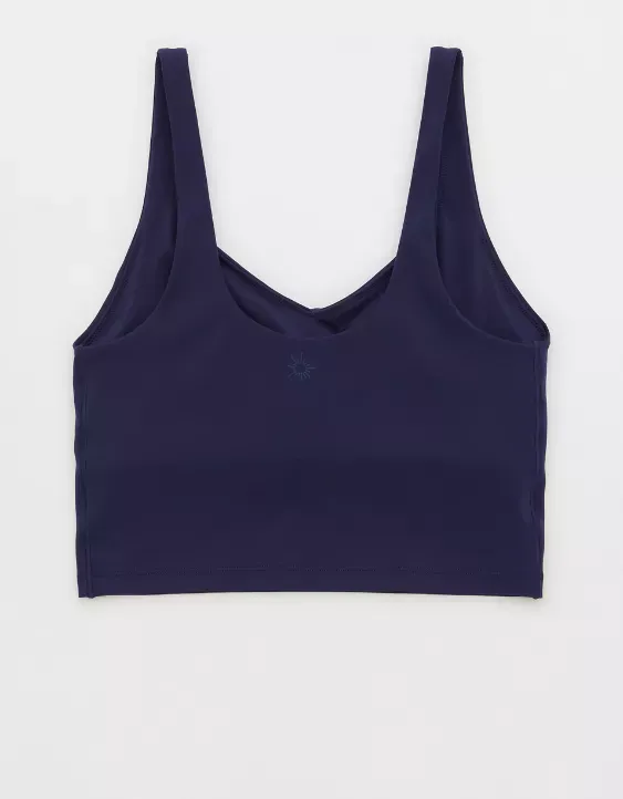 OFFLINE By Aerie Real Me Low Key Longline Sports Bra
