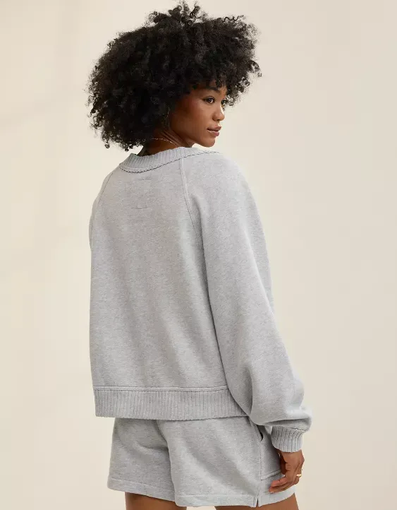 Aerie Fleece Cardigan