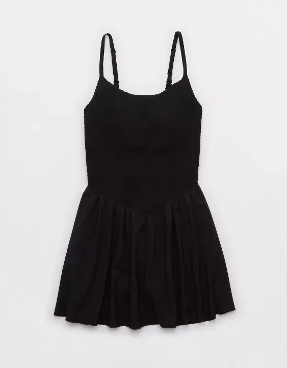 OFFLINE By Aerie Real Me Smocked Flowy Dress