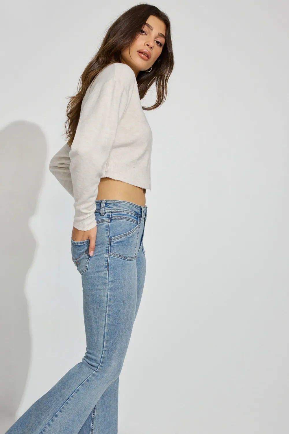 Renee Spongy Cropped Cardigan