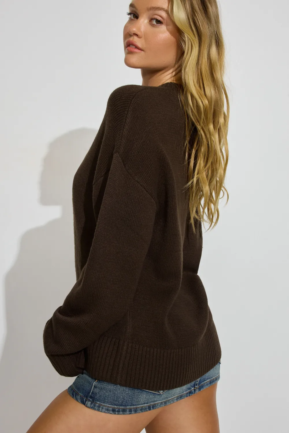 Roxy Long Sleeve Supersoft Crewneck Sweater