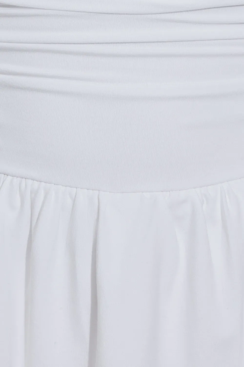 Flirty Hem Tube Romper Dress