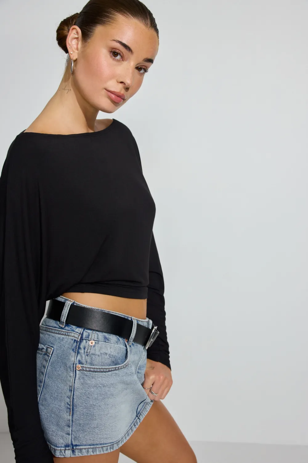 Smooth Dolman Boatneck Top