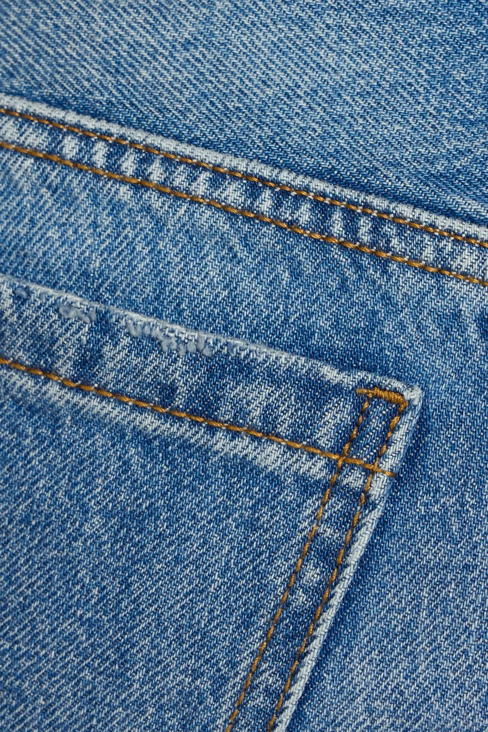 Low Rise Cuffed Denim Shorts