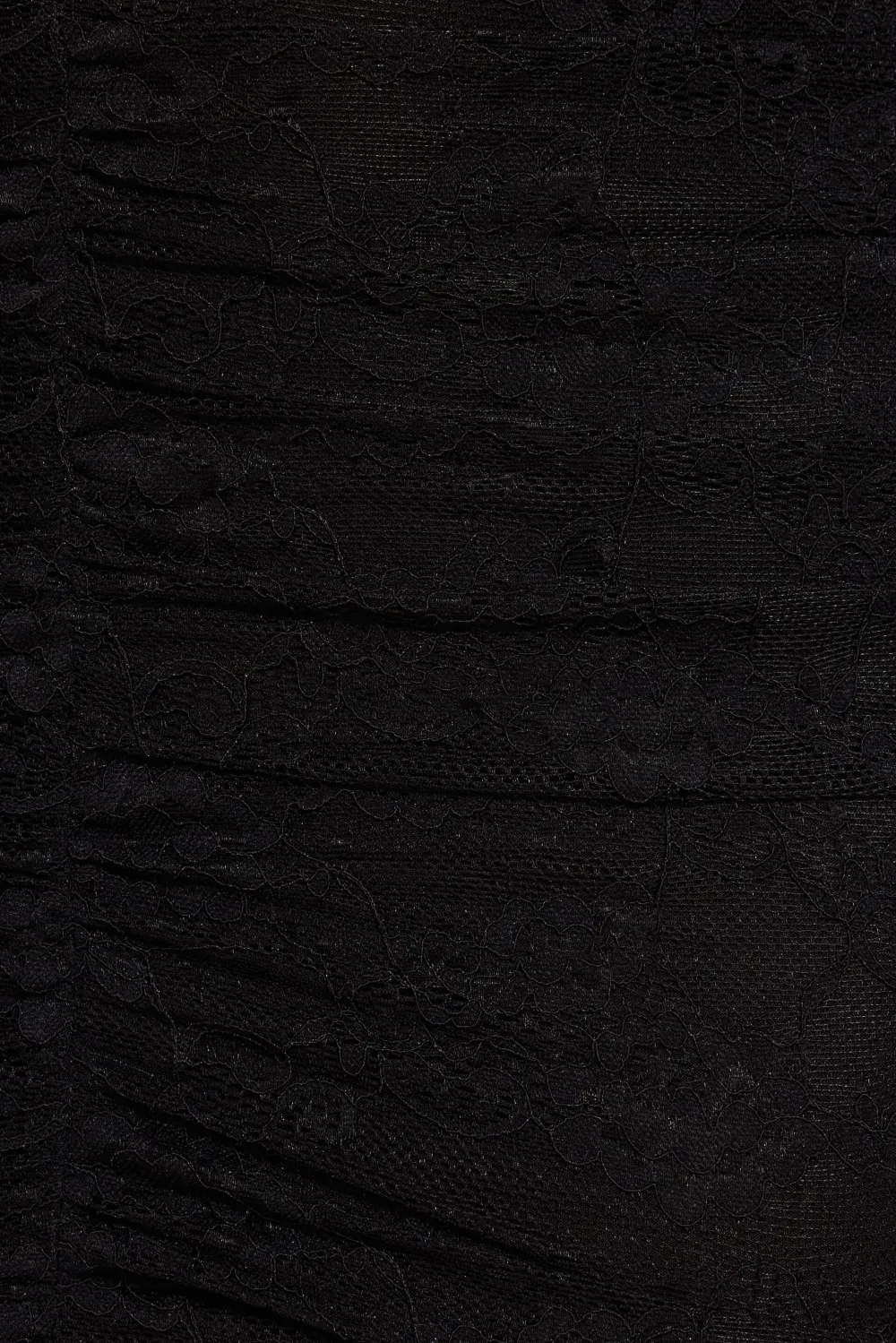 Scarlet Lace Plunge Mini Dress