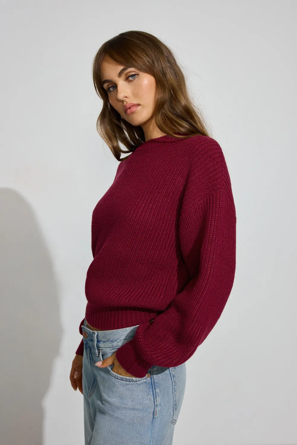 Bubble Sleeve Sweater