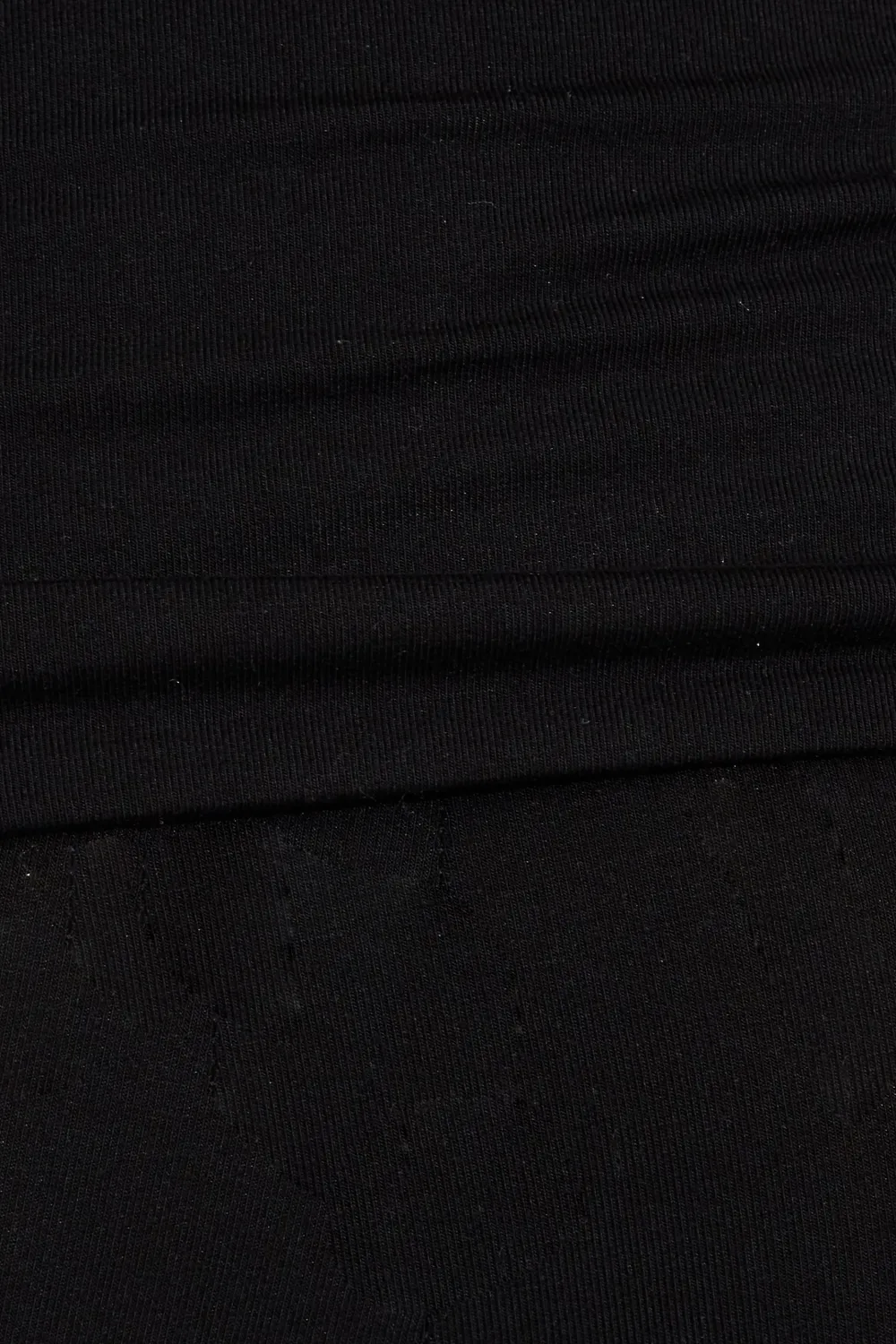 Fold Over Flare Knit Pants