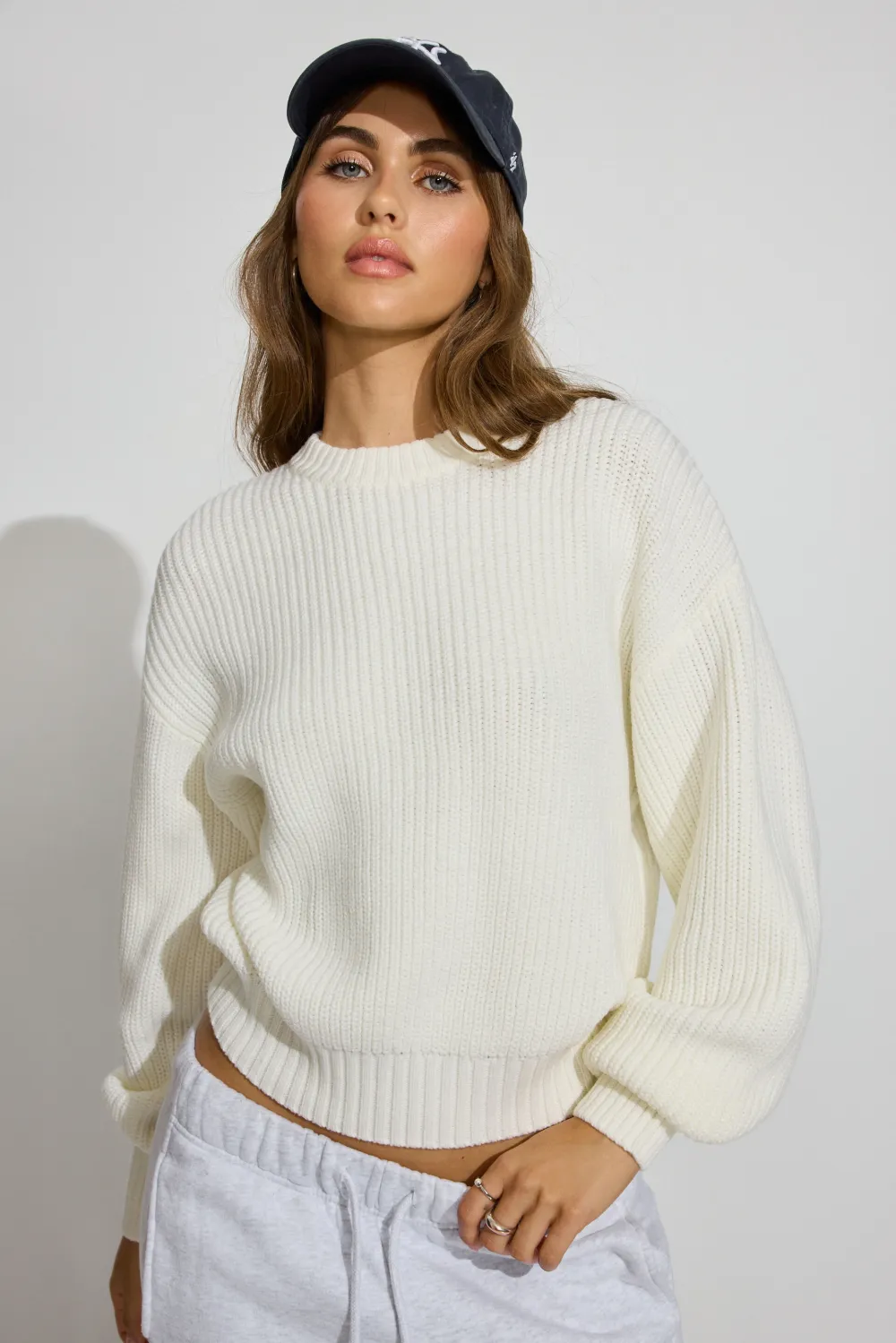 Bubble Sleeve Sweater