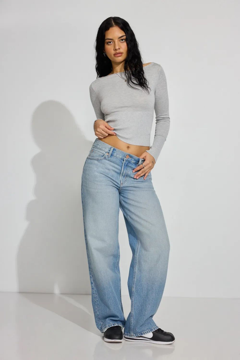 Fitted Boatneck Sweater