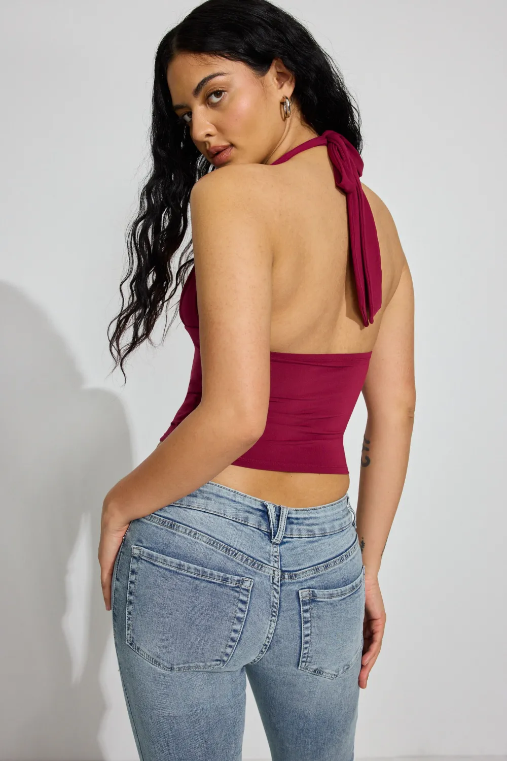 Pixie Plunge Halter Top