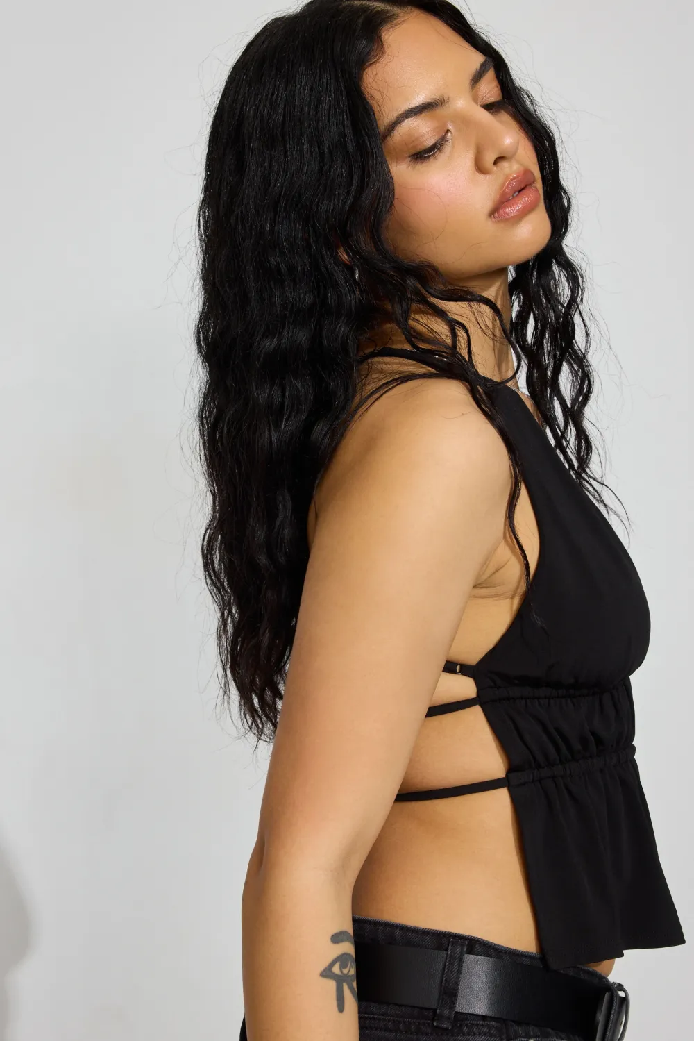 Plunge Flyaway Tank Top