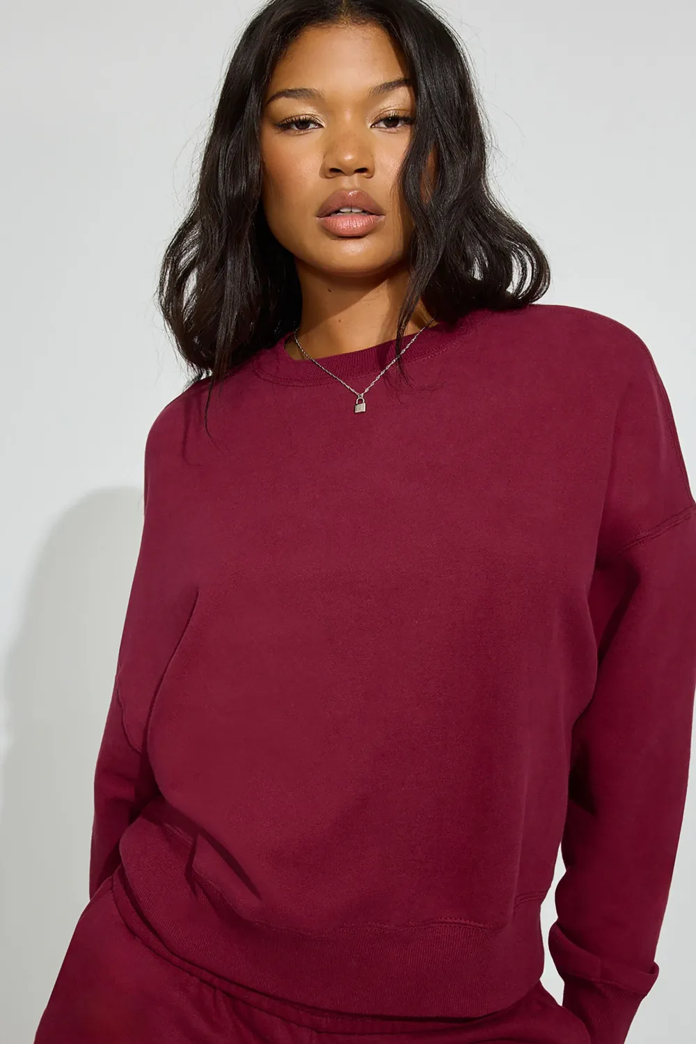 SoftTerry Bubble Crewneck Sweatshirt
