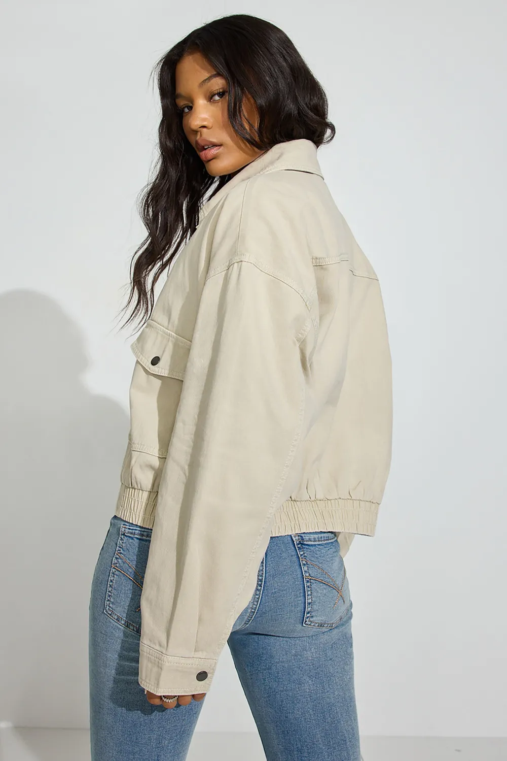 Twill Bomber Jacket