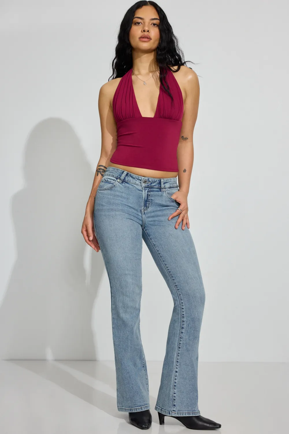 Pixie Plunge Halter Top