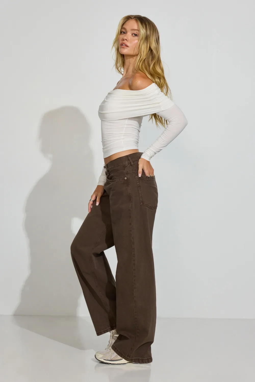 Low Rise Baggy Pants