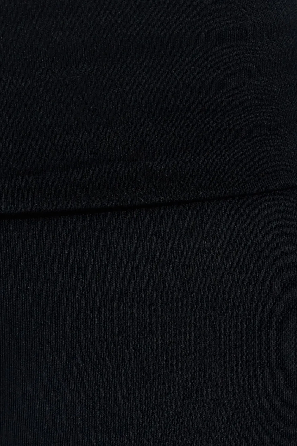 Soft Cotton Fold Over Flare Pants