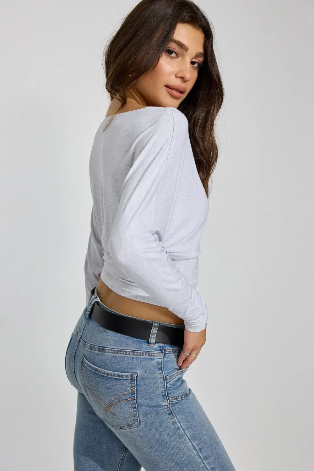 Smooth Dolman Boatneck Top