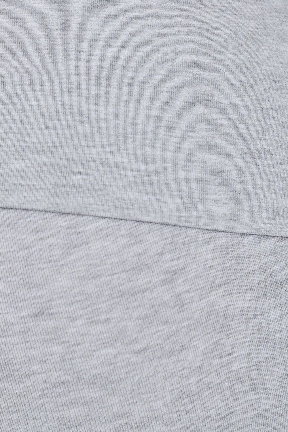 Soft Cotton Fold Over Flare Pants