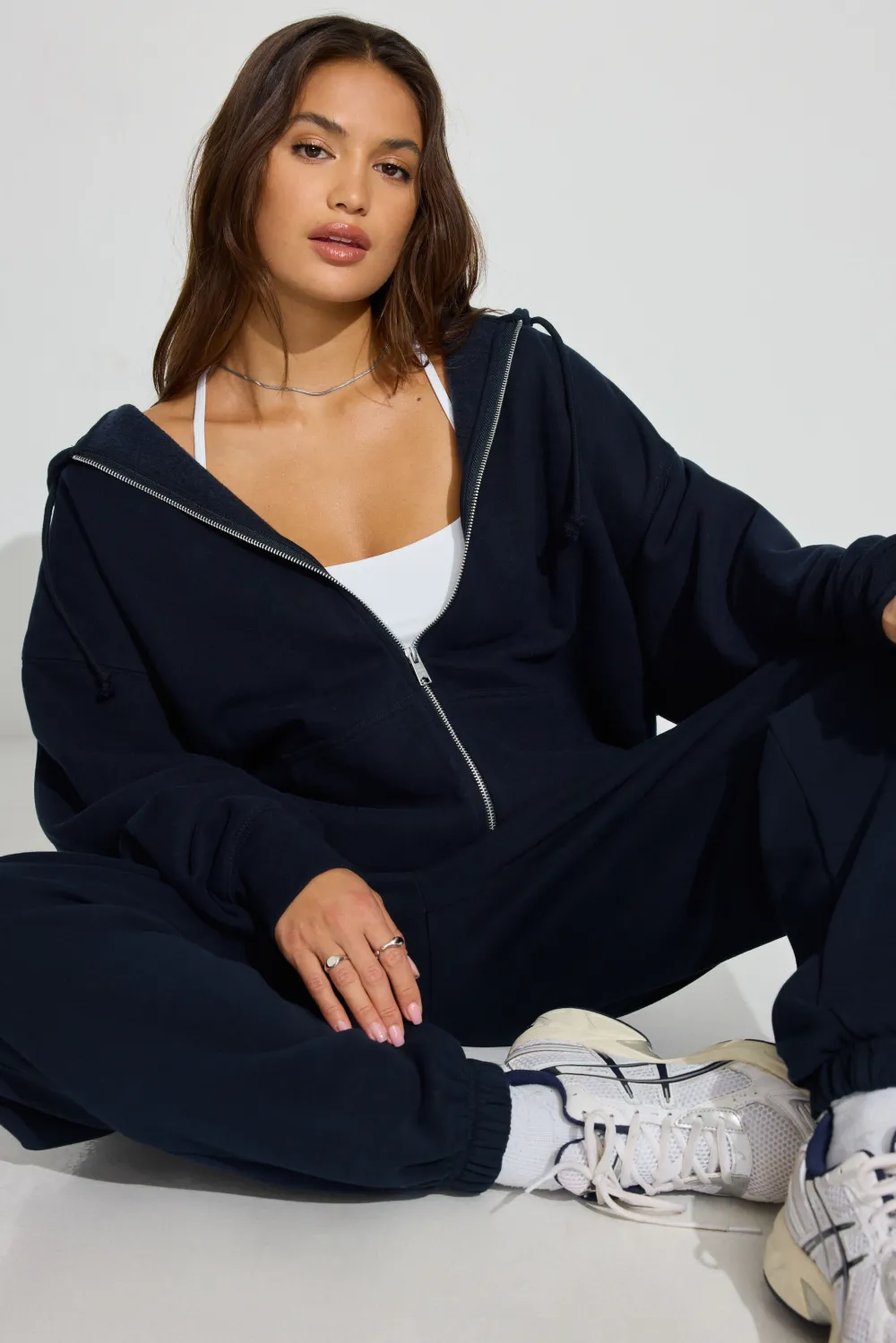 SoftTerry Oversized Zip-Up Hoodie