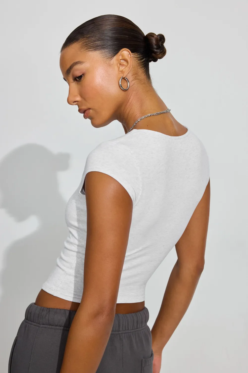 Portia Square Neckline T Shirt