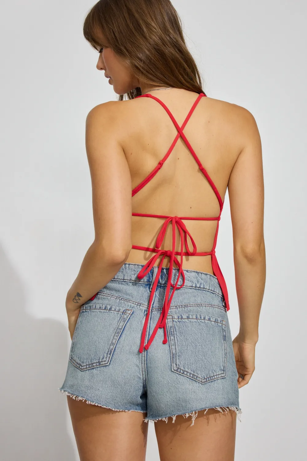 Plunge Flyaway Tank Top