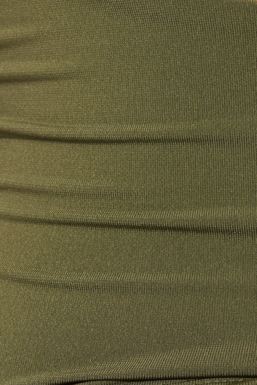 Deep Cowl Neck Halter Top