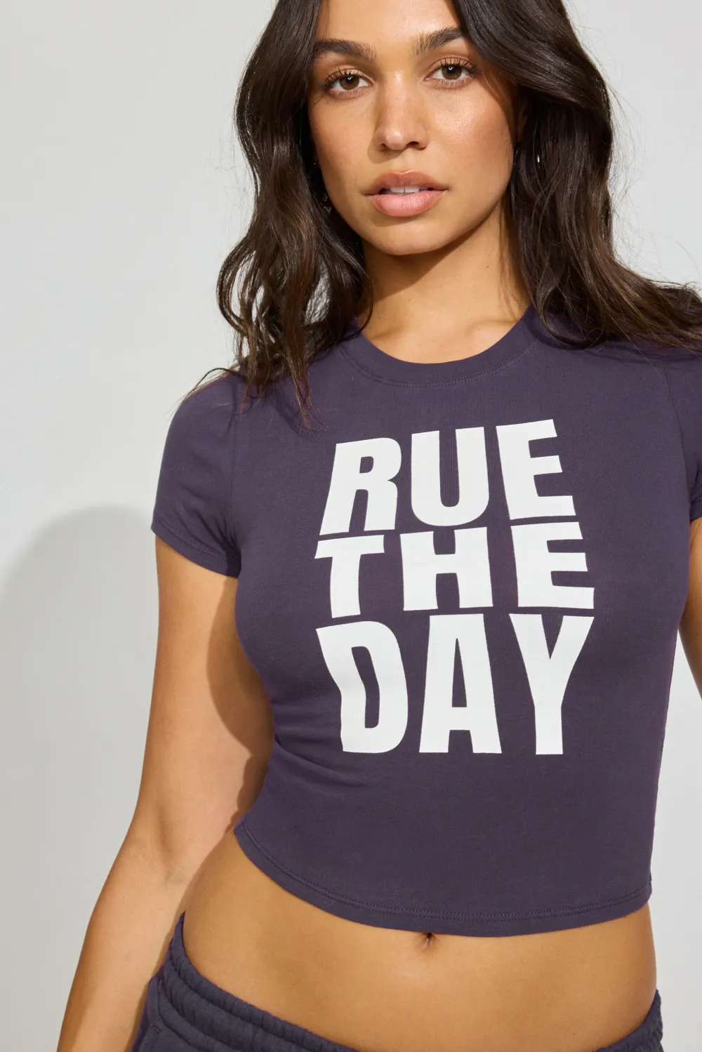 Cropped Crewneck T-Shirt