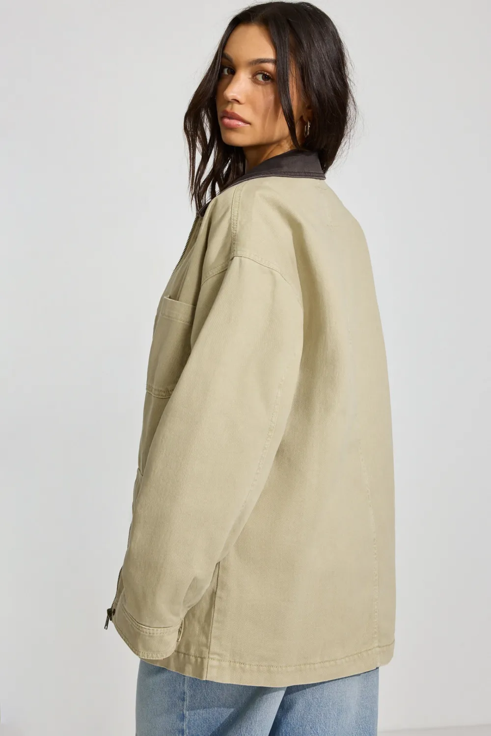 Long Twill Field Jacket