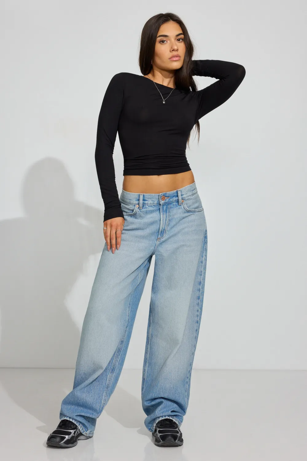 Smooth Long Sleeve Crewneck Top