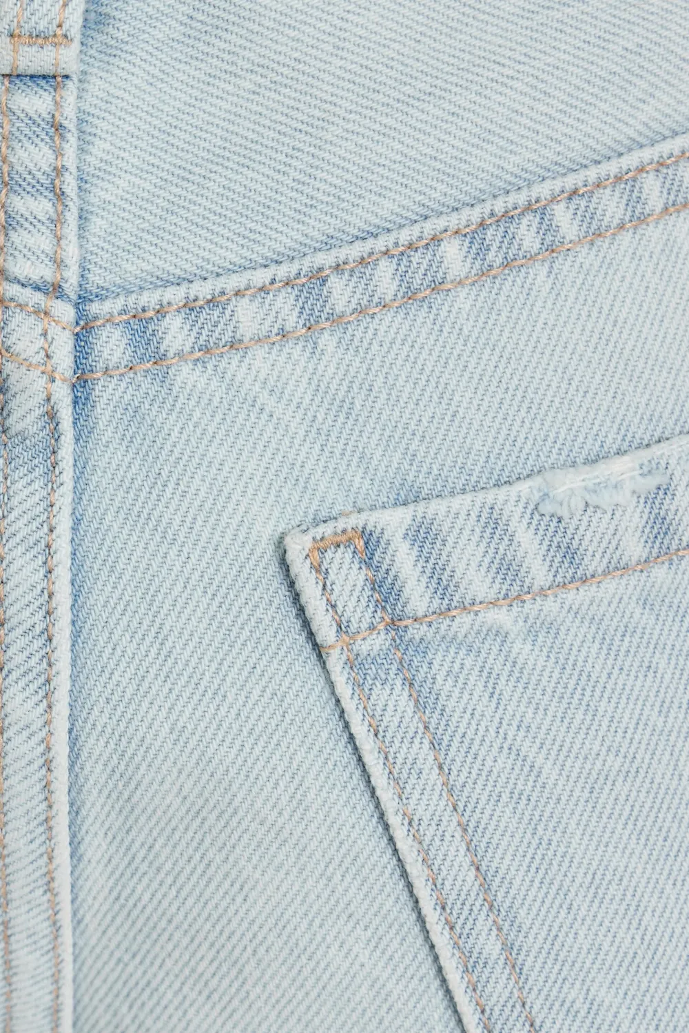 Low Rise Cuffed Denim Shorts