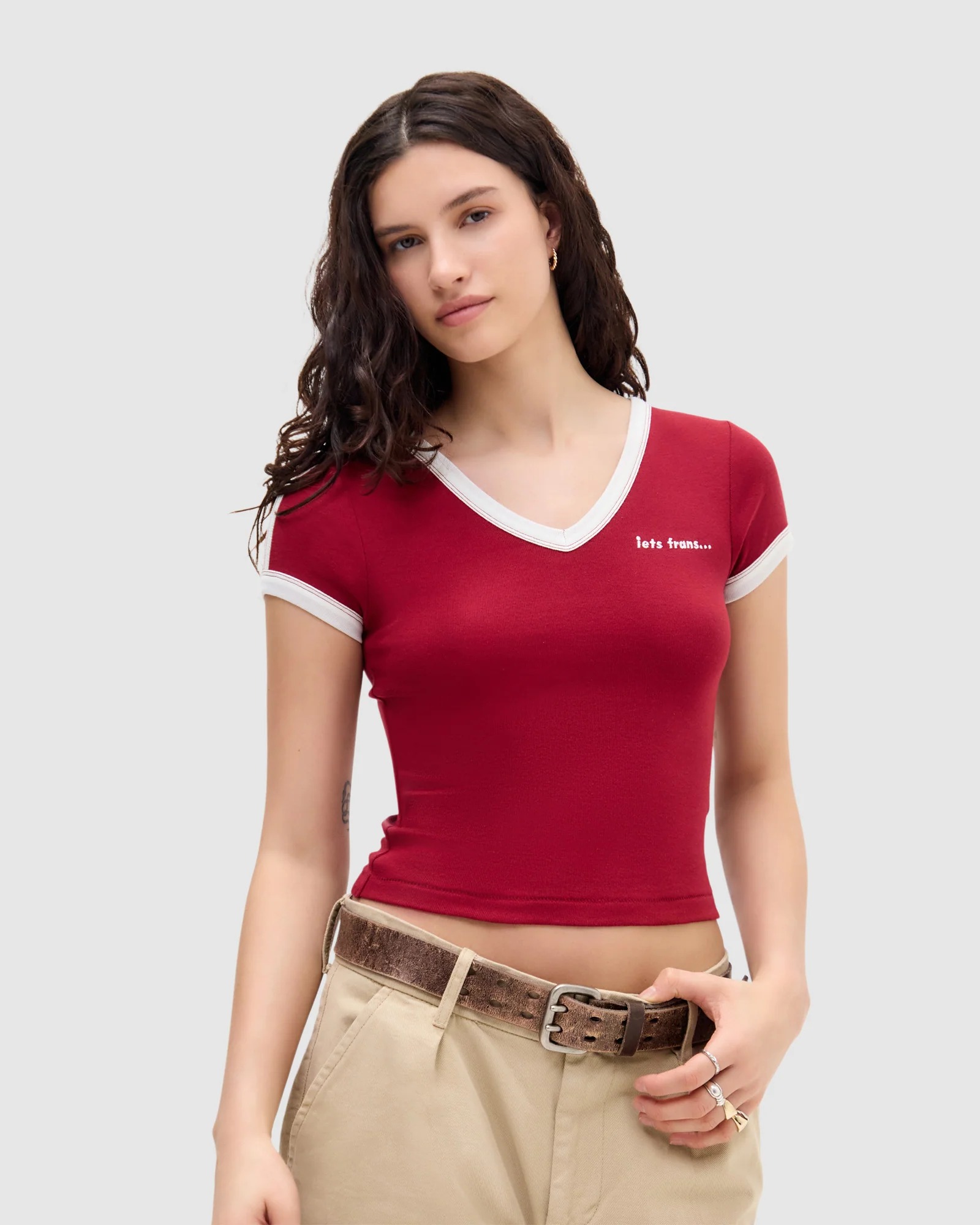 IETS FRANS Update V-Neck T-Shirt