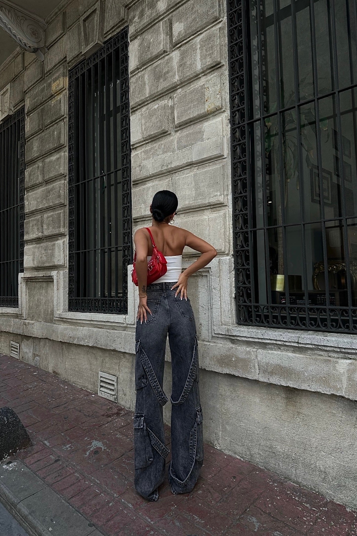 Ultra Cargo Strap Jeans