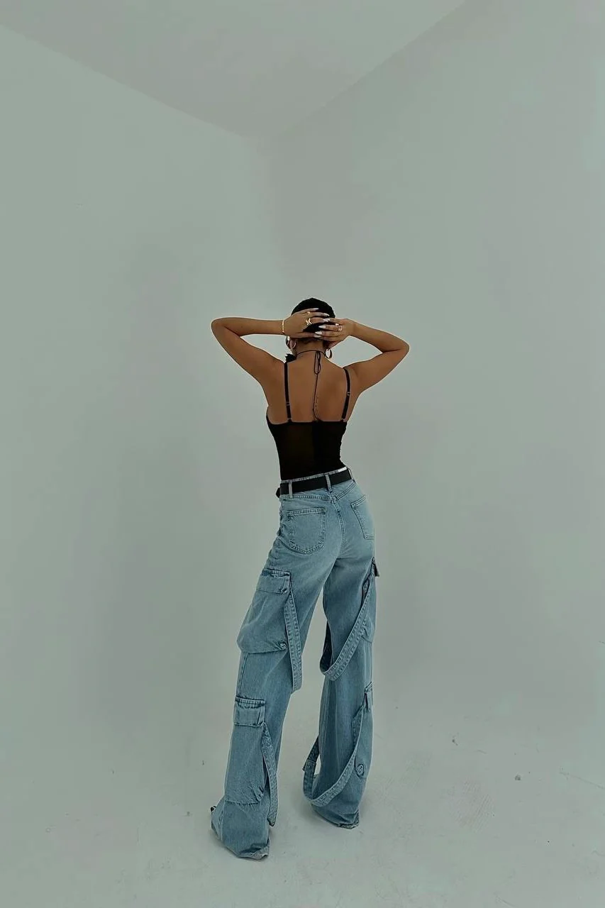 Ultra Cargo Strap Jeans
