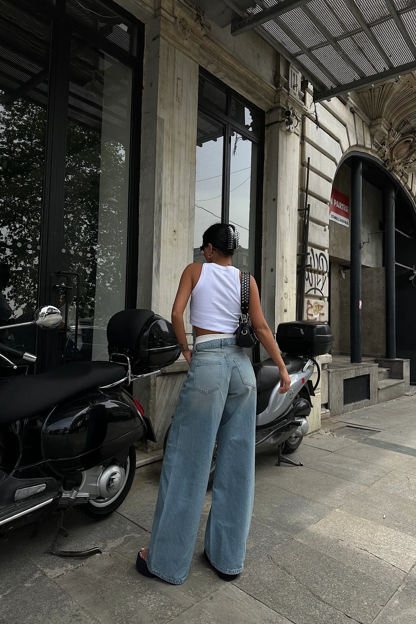 Boxer Flared Baggy Jeans