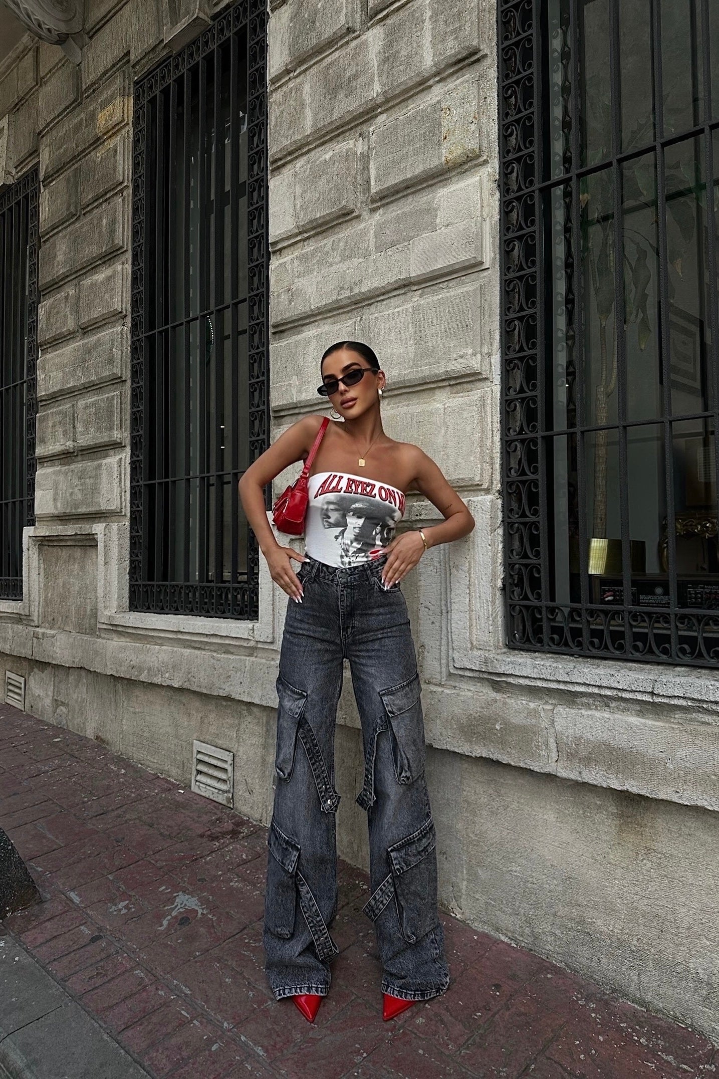 Ultra Cargo Strap Jeans