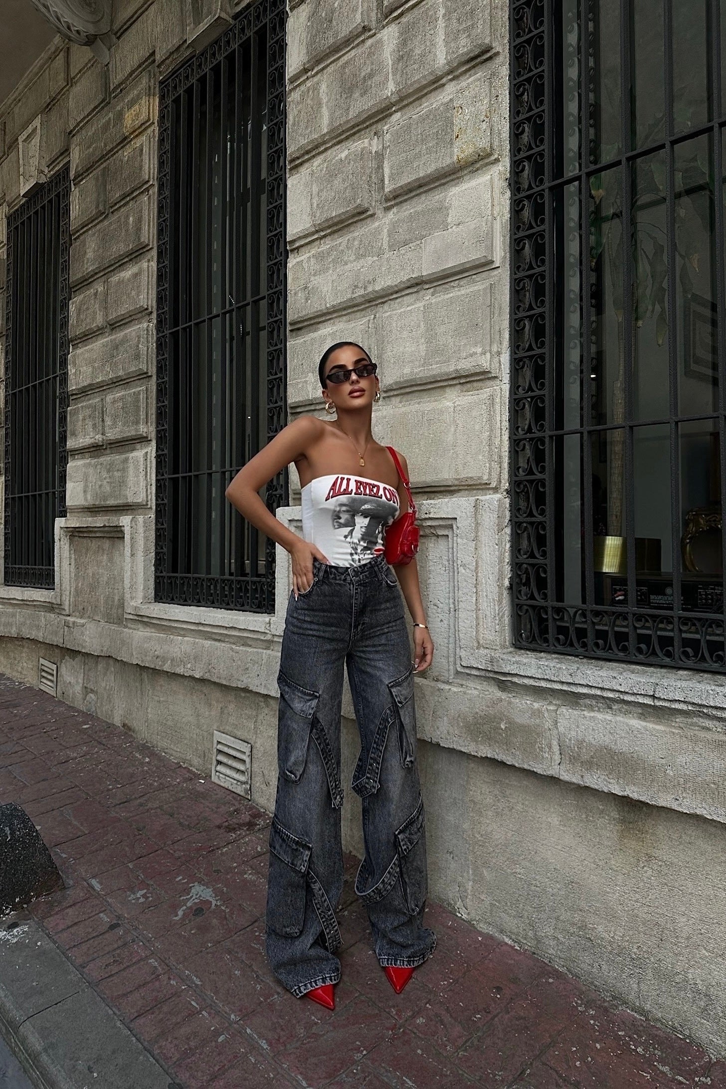 Ultra Cargo Strap Jeans