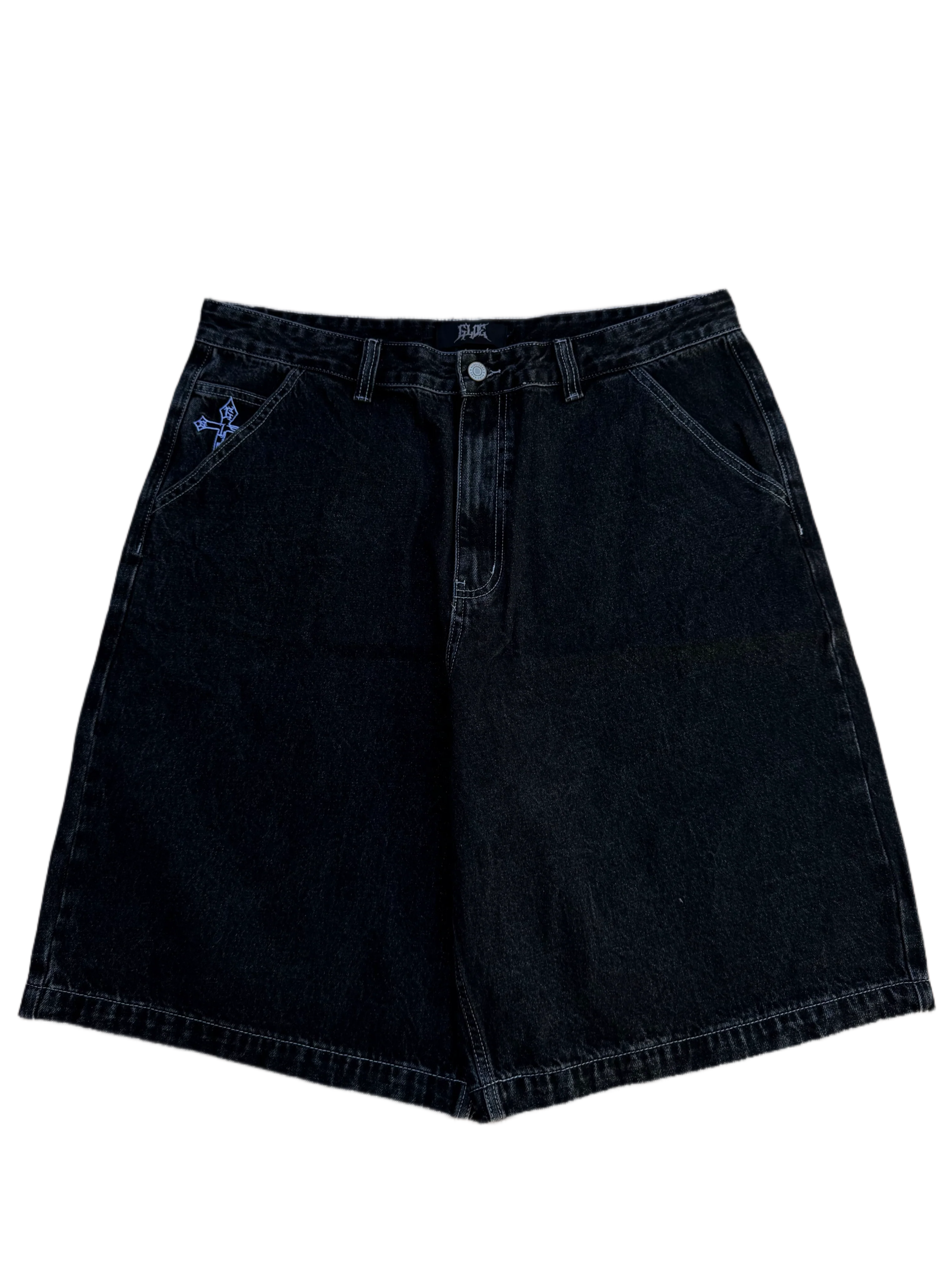 White Stitch GLOE Cross Jorts