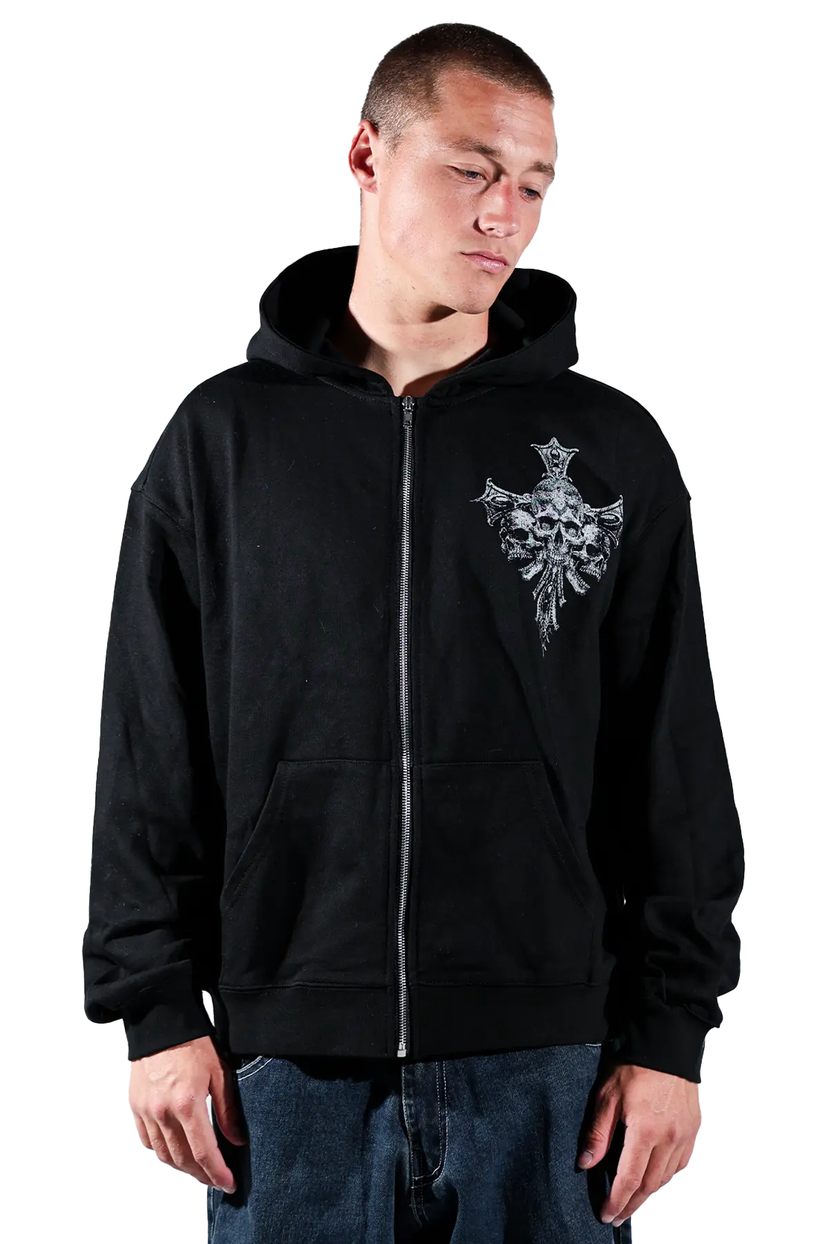 Moonlit Zip Hoodie