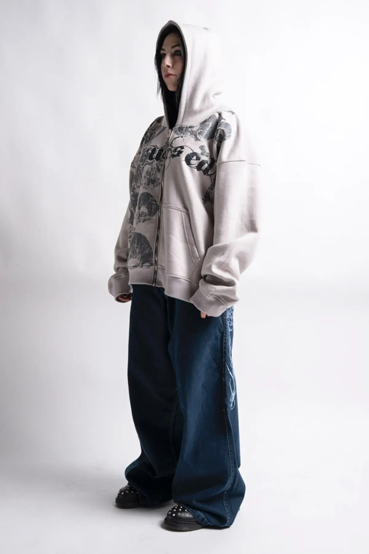 Vesper Zip Hoodie (Ash)