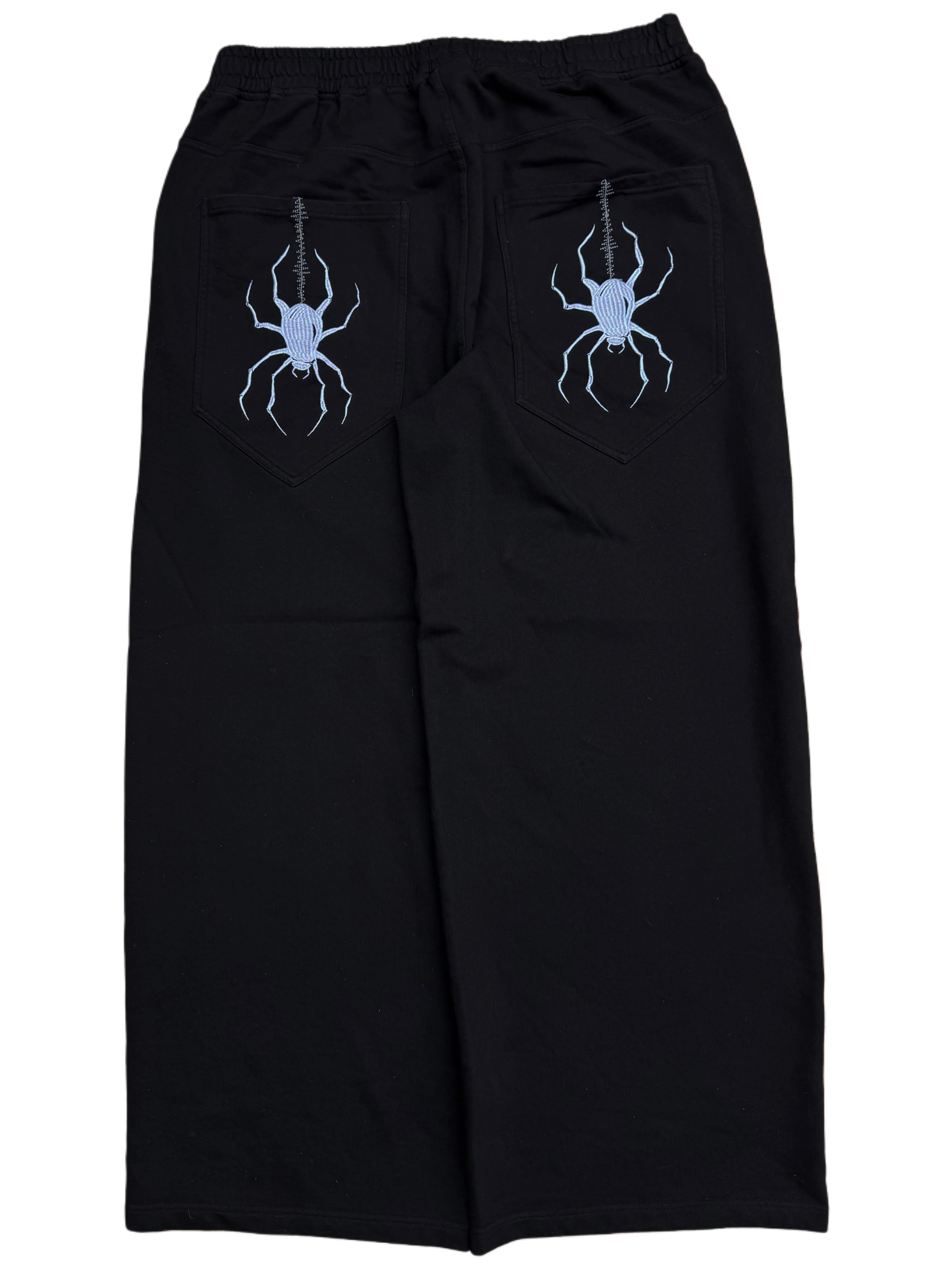 Black GLOE Wide Leg Spider Sweats