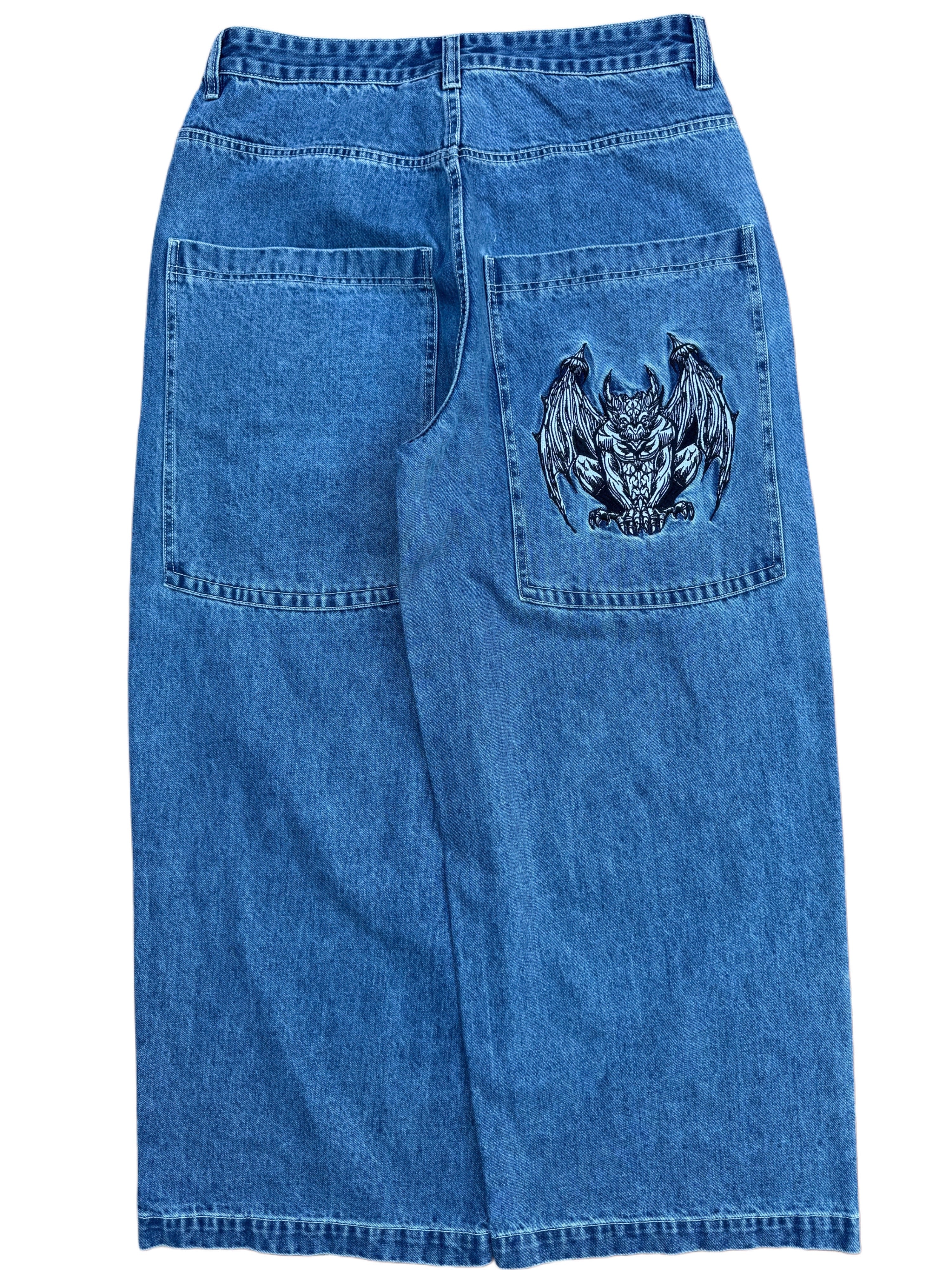 Blue Wide Leg GLOE Gargoyle Jeans